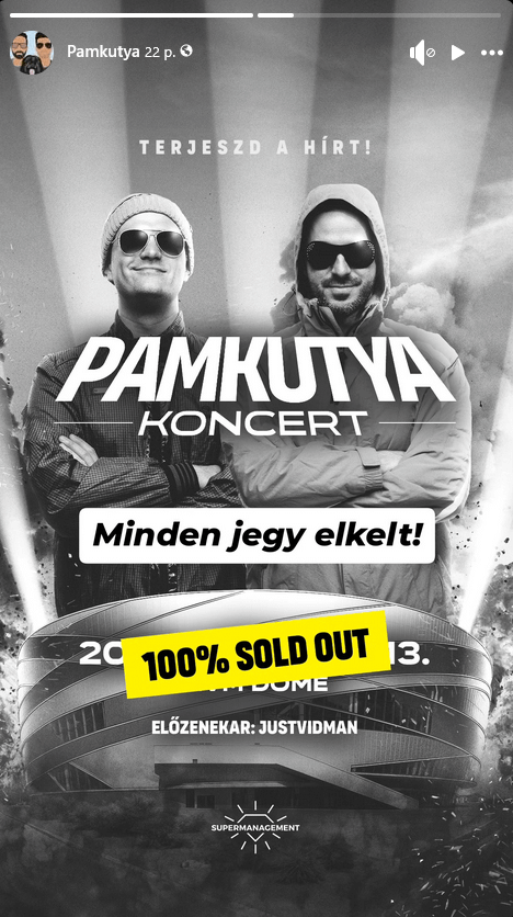 Pamkutya war in 2 Stunden ausverkauft