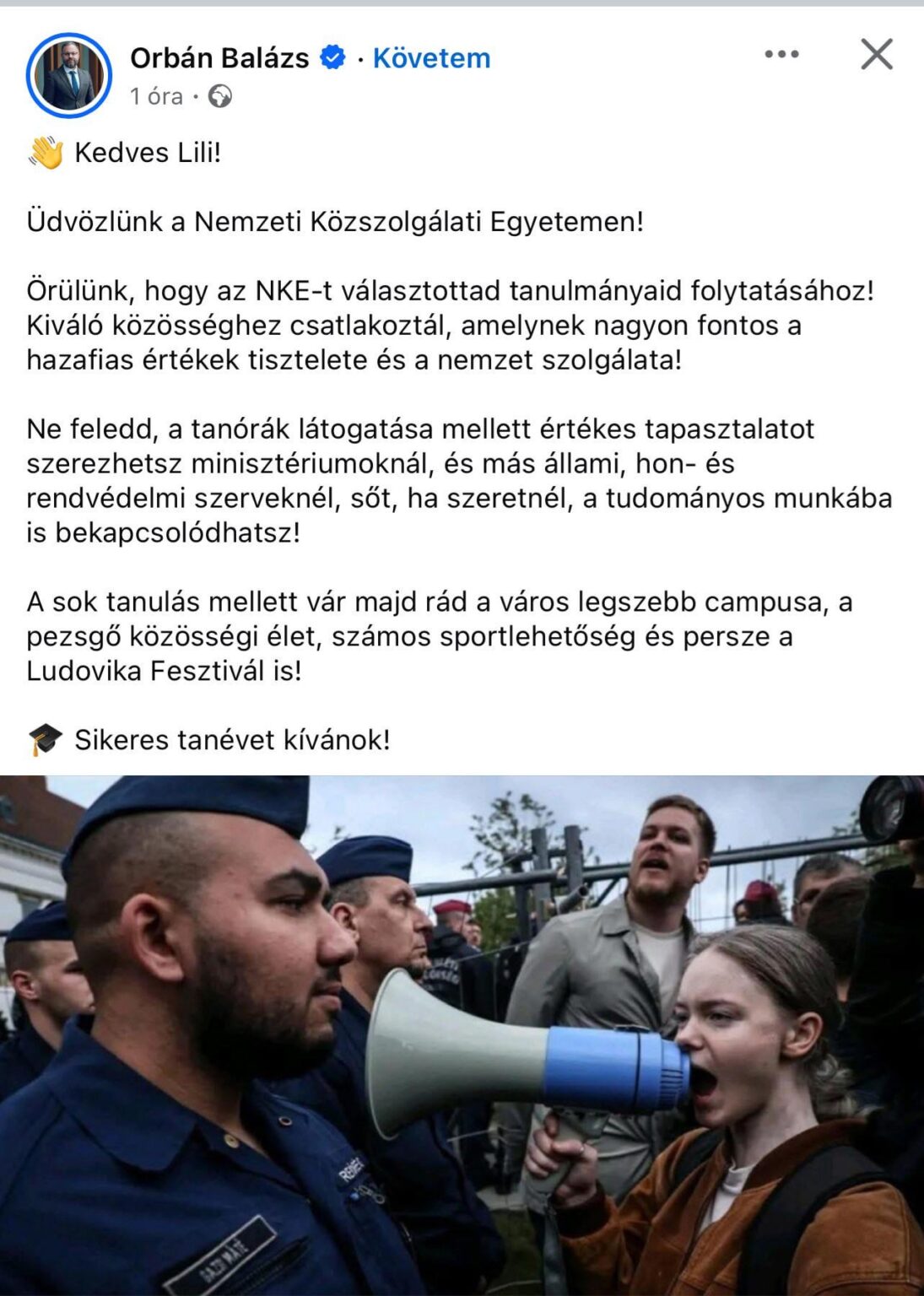 Balázs Orbán setzt Tag für Tag den Niveau.