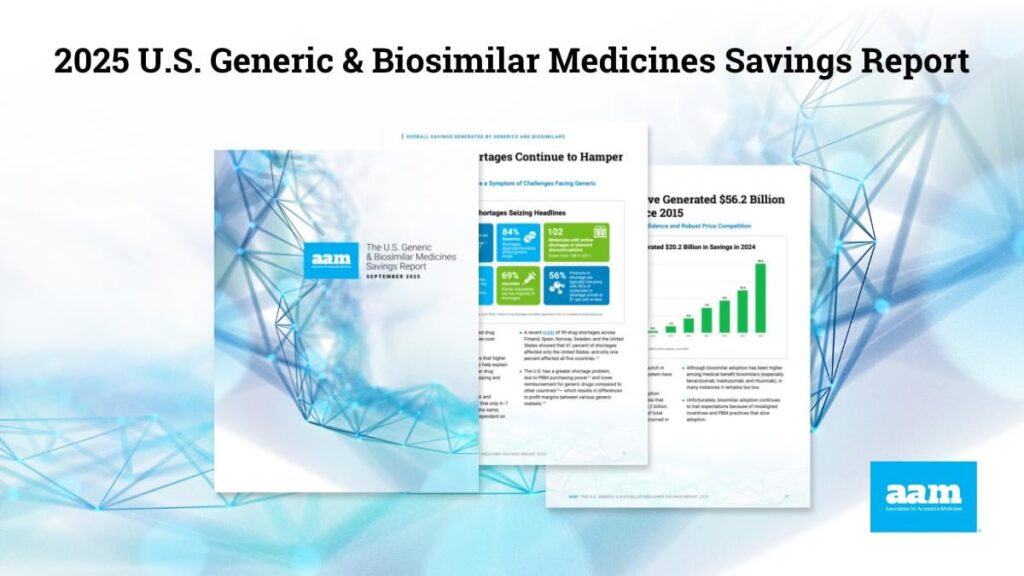 Generika und Biosimilar -Medikamente sparen im Jahr 2024 467 Milliarden US -Dollar