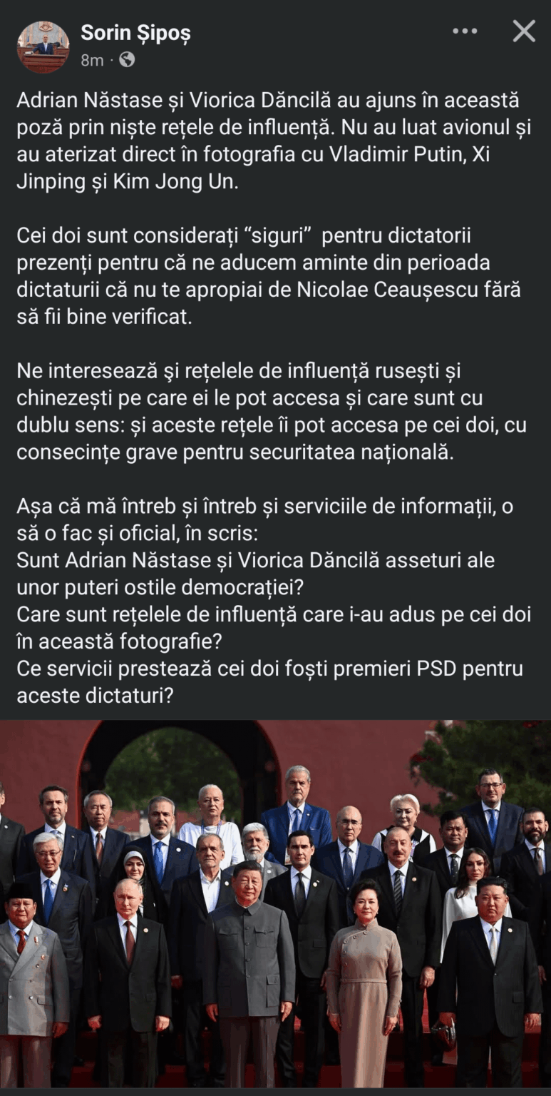 Sind Adrian Nastase und Viorica Dancilă Assets Russlands und China?