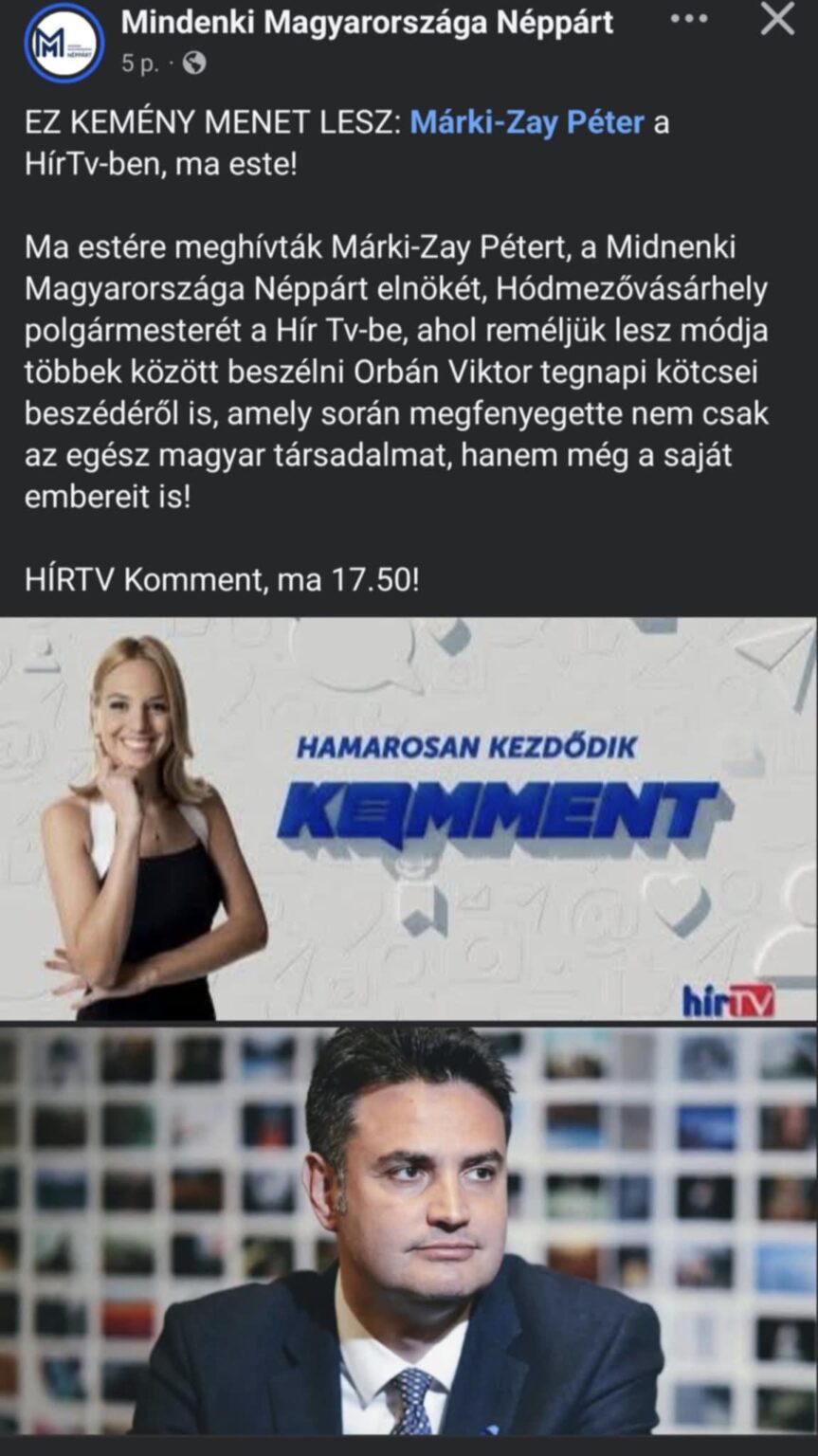MZP heute in den Nachrichten!