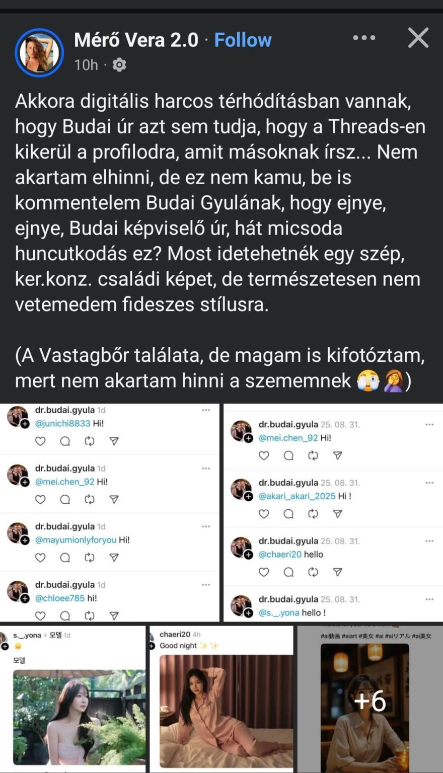 Gyuriba Budai kann das Lompos nicht haben