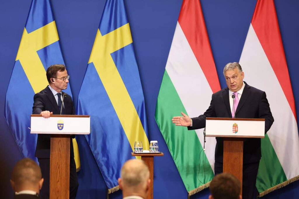 Der schwedische Premierminister nannte Orbans Worte eine unerhörte Lüge