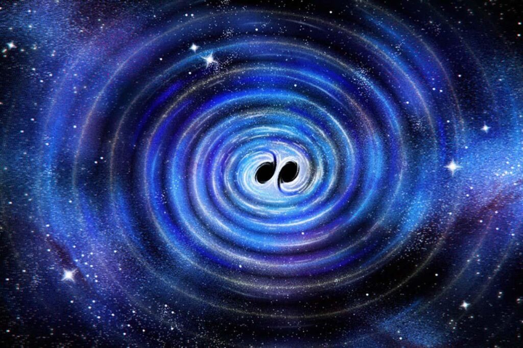 Stephen Hawkes 50 Jahre alter Theorem darüber, wie sich schwarze Löcher zusammenschließen, wurde aufgrund der enormen Fortschritte in der Gravitationswellenastronomie bewiesen, was den Astronomen dabei half, die Wellen zu fangen, die durch eine ungewöhnlich starke Kollision verursacht wurden, als sie mit Lichtgeschwindigkeit die Erde übertrafen. Stephen Hawkes 50 Jahre alter Theorem darüber, wie sich schwarze Löcher zusammenschließen, wurde aufgrund der enormen Fortschritte in der Gravitationswellenastronomie bewiesen, was den Astronomen dabei half, die Wellen zu fangen, die durch eine ungewöhnlich starke Kollision verursacht wurden, als sie mit Lichtgeschwindigkeit die Erde übertrafen.