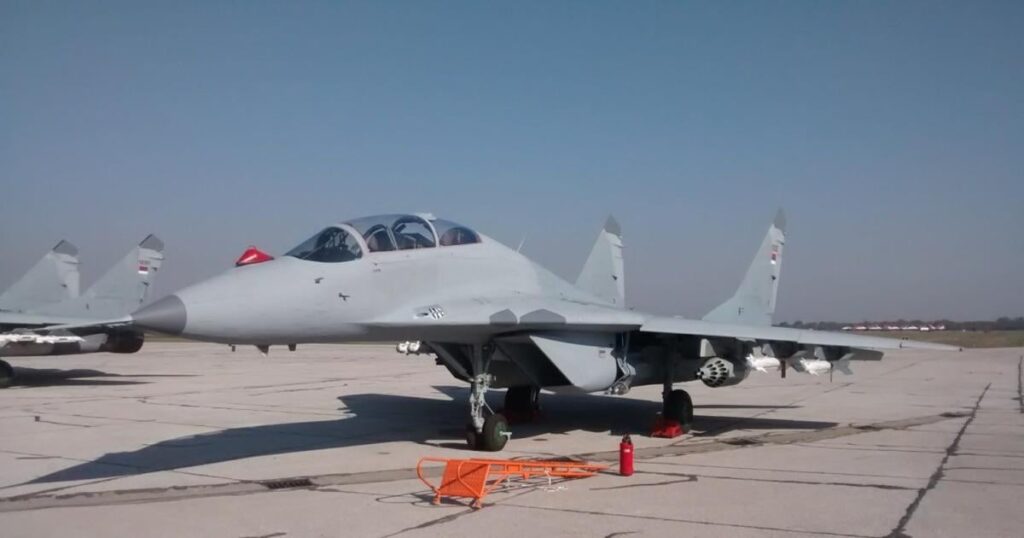 Acht MiG-29 konnten wichtige Teile in Kecskemét installiert werden