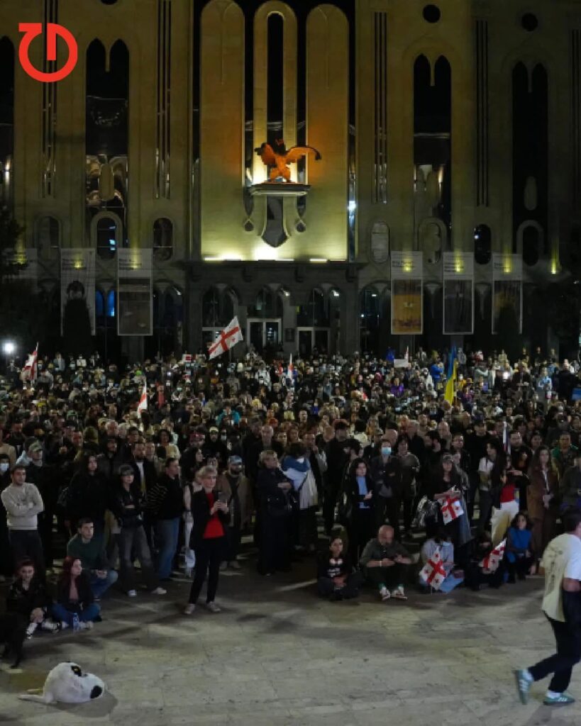 Tiflisi heute, Tag 300 von Non-Stop-Pro-EU-Protesten in Georgien