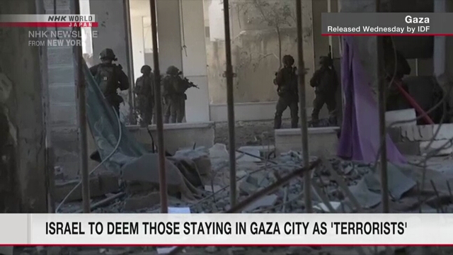 Israel hält diejenigen, die in Gaza als 