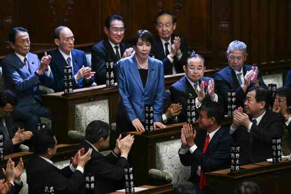 LDP-Chefin Sanae Takaichi wurde zur ersten weiblichen Premierministerin Japans gewählt