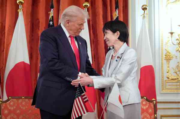 Trump und Takaichi betonen beim ersten Gipfel die Allianz zwischen den USA und Japan