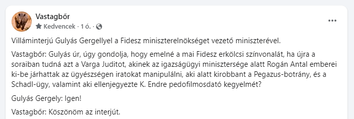 Warten auf Judit! Wir freuen uns über alles, was die Regierung „schwächt“!