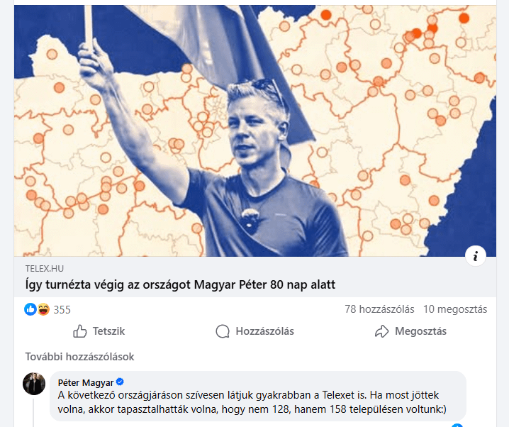 So bereiste Péter Magyar in 80 Tagen das Land
