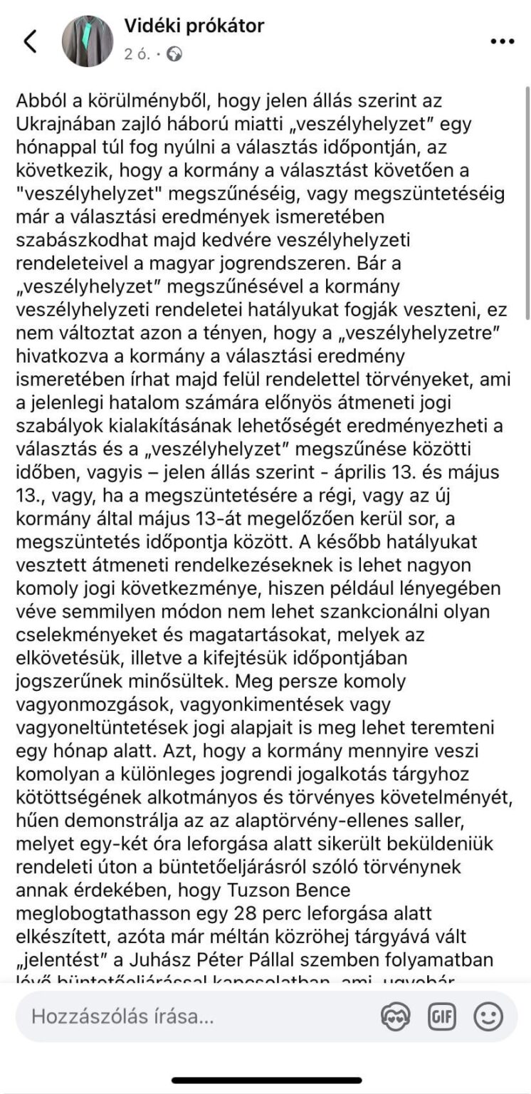 Seltener unterbewerteter Beitrag. Prokator
