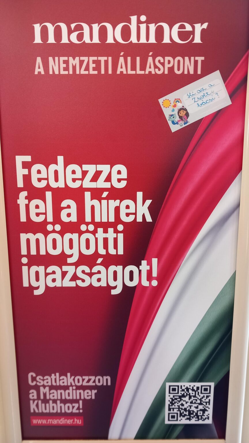 Spontane Folk-Beilage auf dem Metro-Plakat