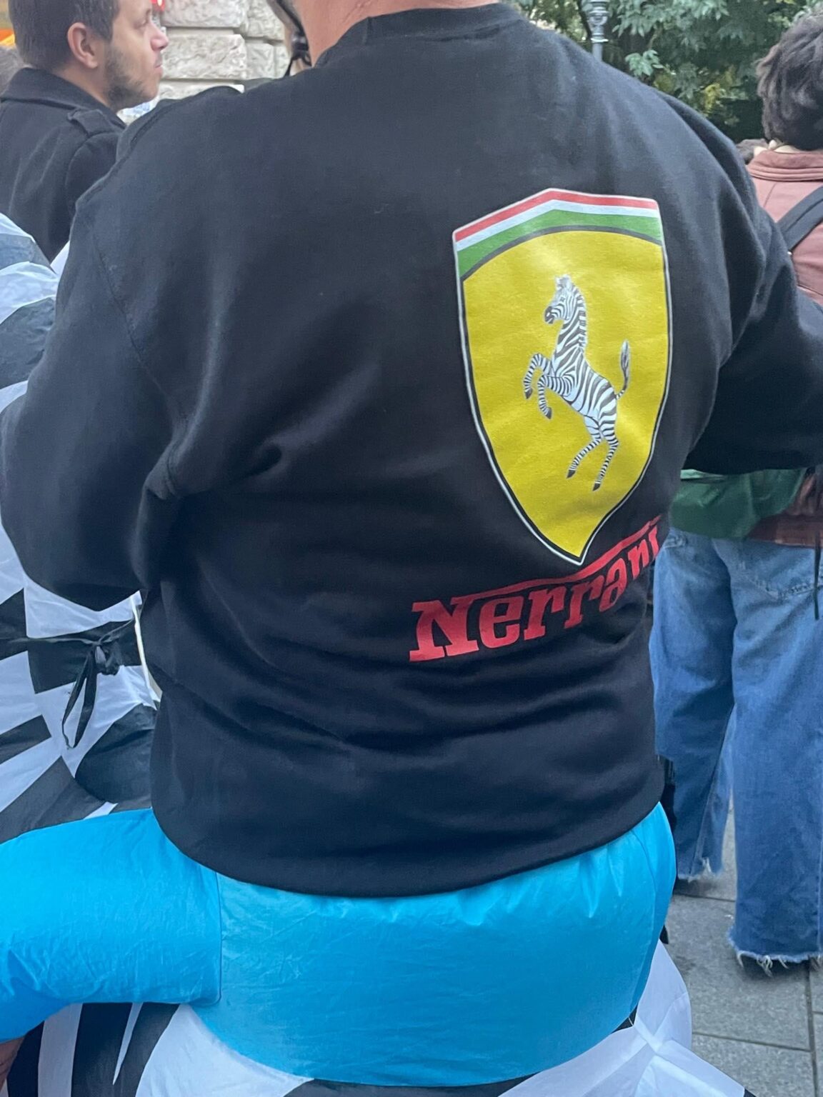 Mein Lieblings-Hoodie von einer der Vorführungen