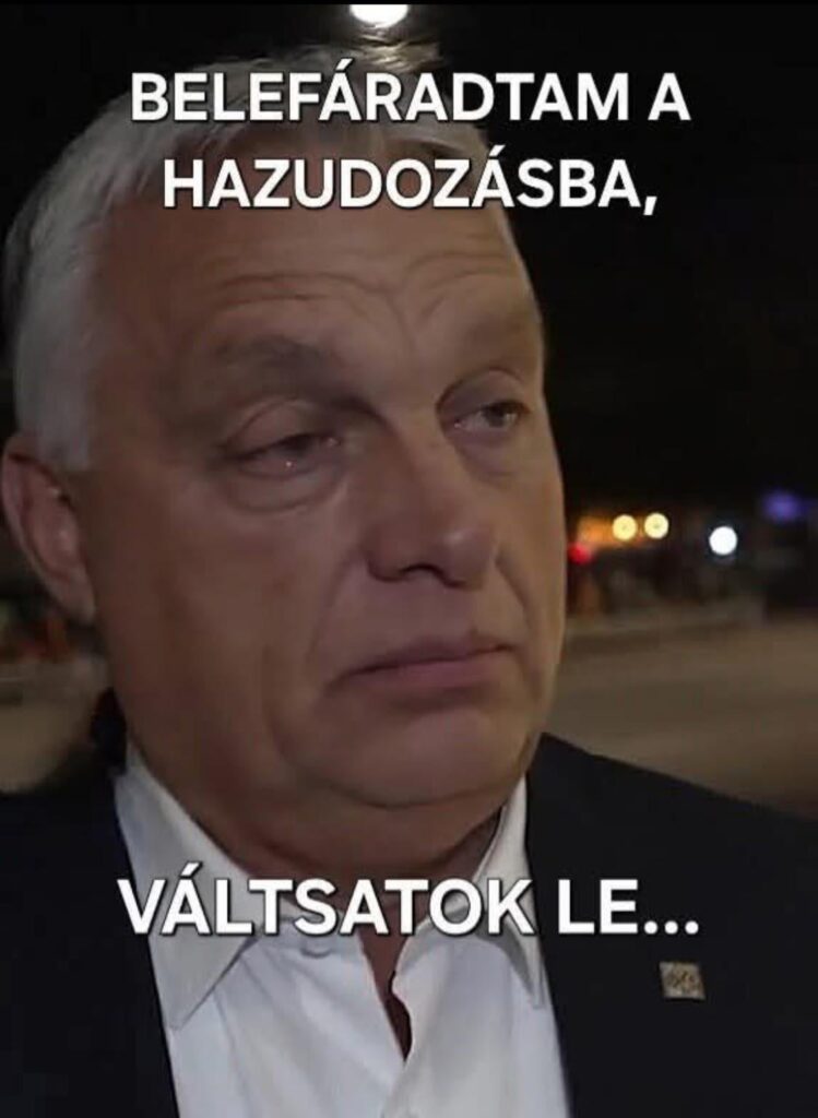Orban ist die Vergangenheit, Peter Magyar ist die Zukunft – und die Vergangenheit ist müde. Peter Magyar und der Kran können nicht ausgeschaltet werden – er produziert so viel Energie, dass, wenn wir ihn an Paks 3 binden würden, die Überkopfkosten umsonst wären. Orban ist die Vergangenheit, Peter Magyar ist die Zukunft – und die Vergangenheit ist müde. Peter Magyar und der Kran können nicht ausgeschaltet werden – er produziert so viel Energie, dass, wenn wir ihn an Paks 3 binden würden, die Überkopfkosten umsonst wären.