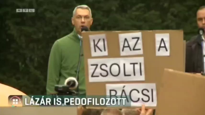 Stimmt es, dass Sie ein Pädophiler sind? fragte János Lázár, aber nicht von ZSols Semjén, sondern aus Bálint Szabó