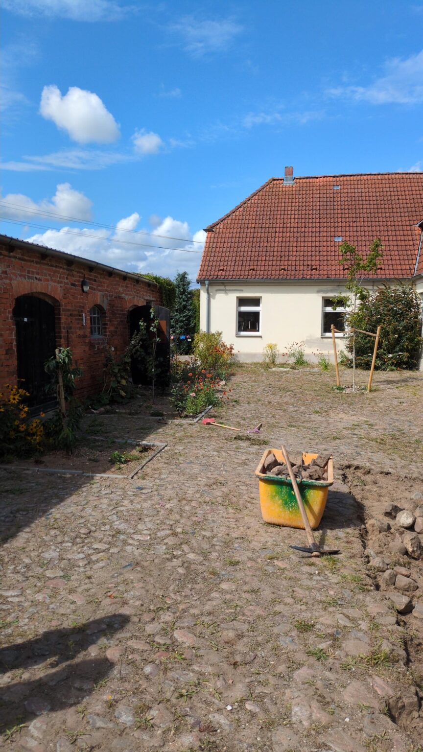 Reinigen Pflaster