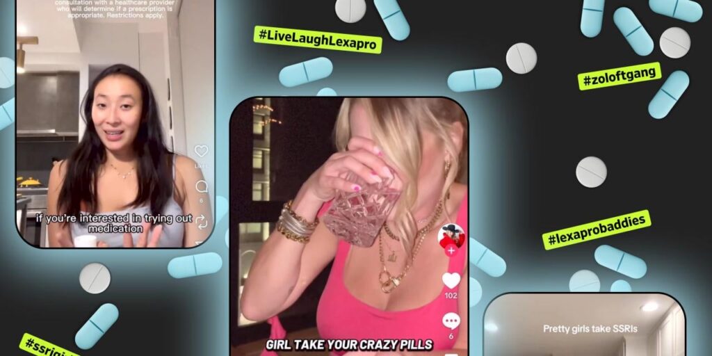 Verschreibungsquoten für Antidepressiva bei Menschen im Alter von 18 bis 15 Jahren, USA, monatlich