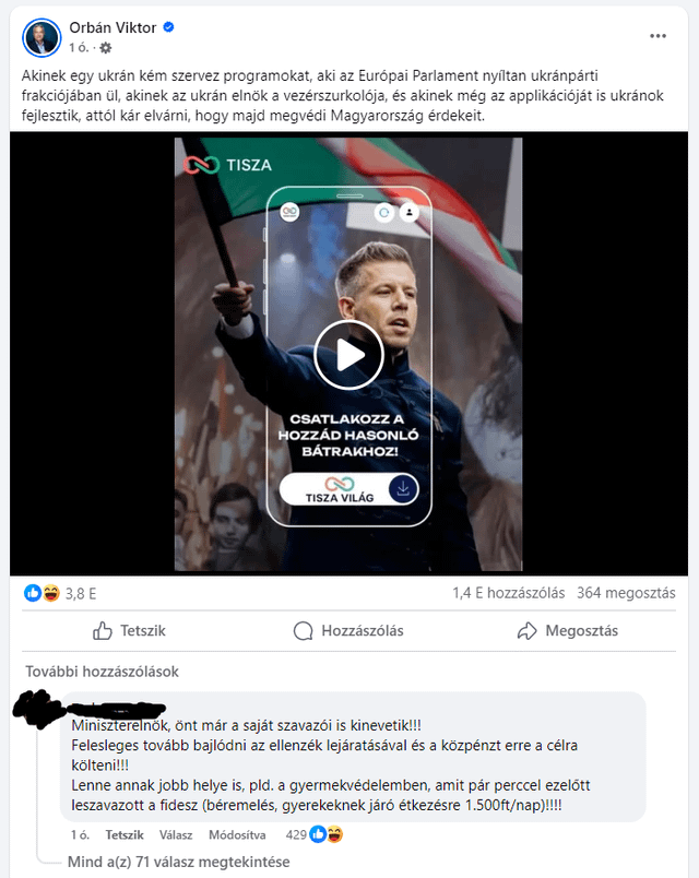 Nicht nur Peter Magyar, sondern auch die Leute antworteten Viktor. Sie müssen Fanni machen, es ist eine Freude, dies zu sehen