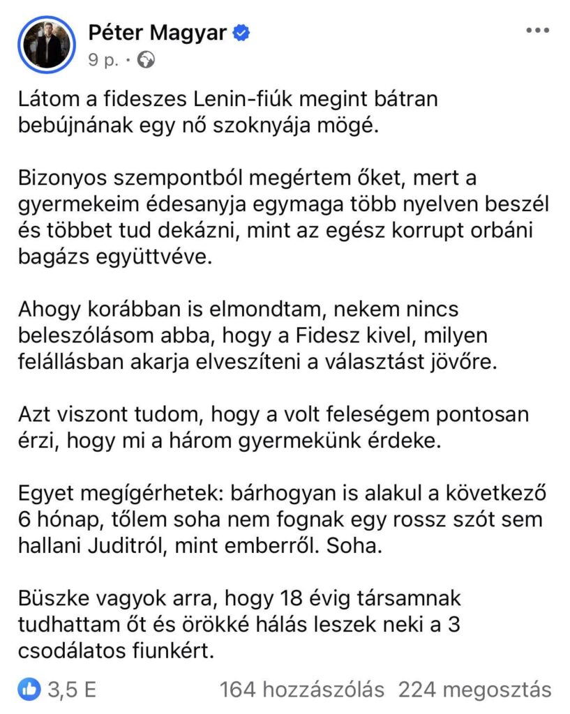 MP: Ich sehe, dass Fidesz Lenin -Jungen sich hinter dem Rock einer Frau wieder muken würden.