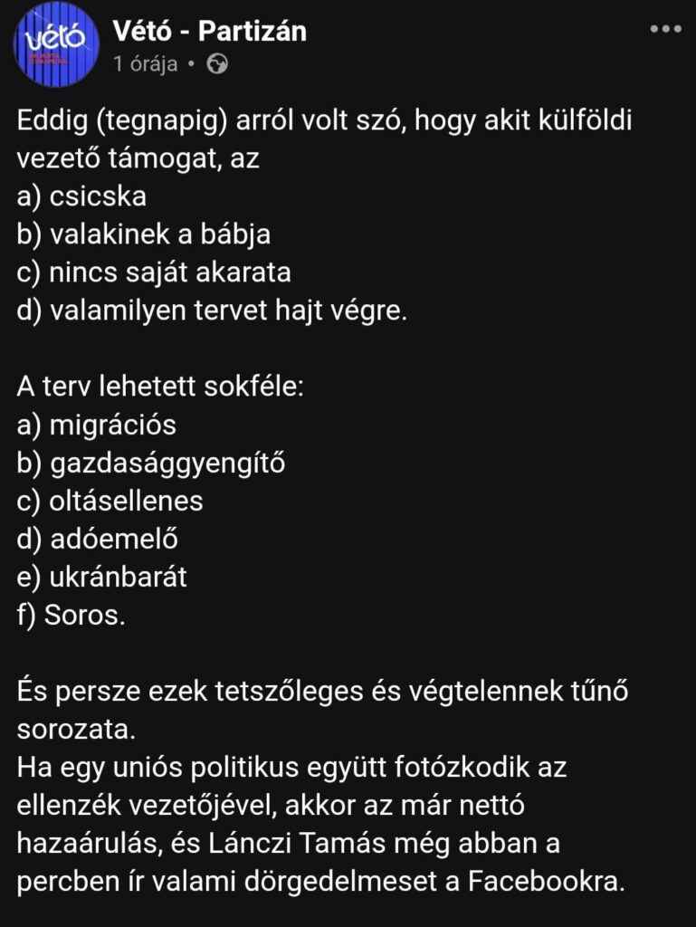 Ruff Bálint über die absurde Fidesz-Mitteilung