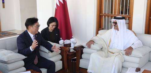 Der Sprecher der Nationalversammlung und der Emir von Katar diskutieren über die Zusammenarbeit in den Bereichen Verteidigung, Energie und KI