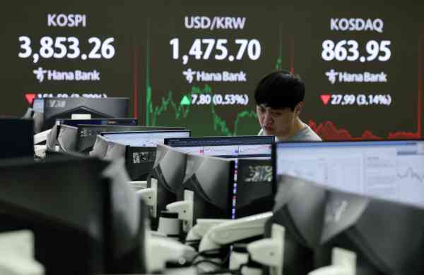 KOSPI fällt aufgrund zunehmender KI-Blasenängste unter 3.900