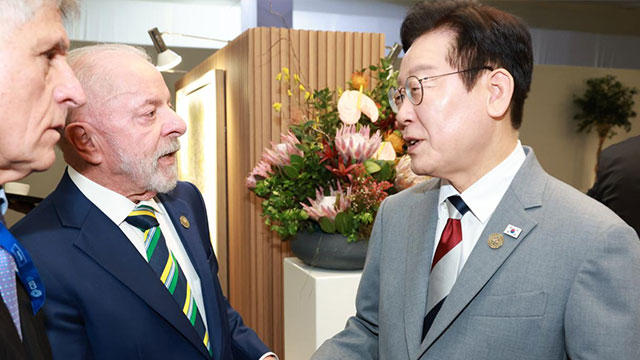 Präsident Lee hält bilaterale Treffen mit Modi und Lula beim G20-Gipfel ab