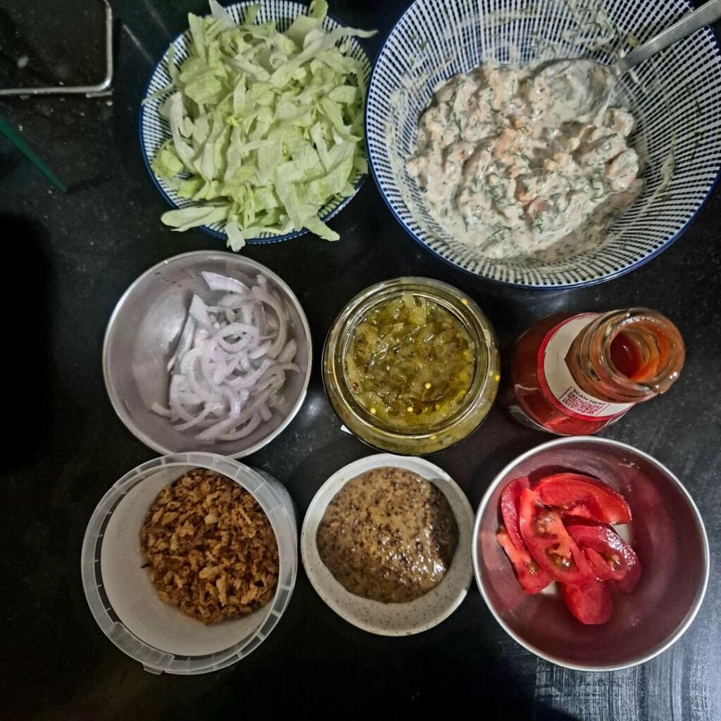 Fladenbrotbrötchen aus dem Ausland (Indien)