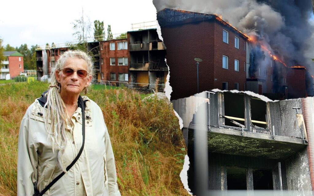 Aino verlor alles, als sich das Feuer ausbreitete: „Ich dachte, es wären Kinder, die an der Tür klingelten“ [bränder som sprider sig via vindar]