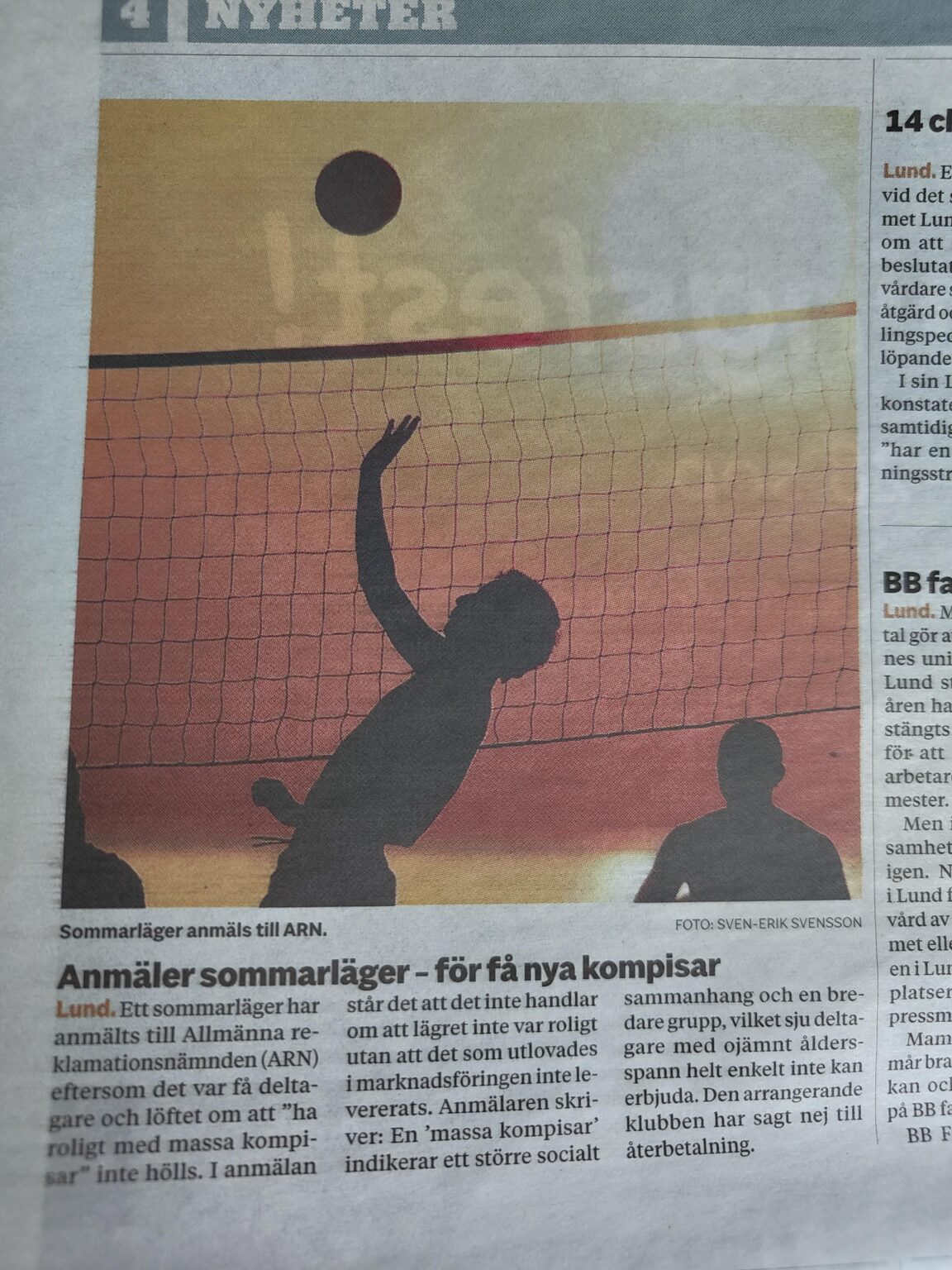 Geständnis der Lokalzeitung gegenüber ARN