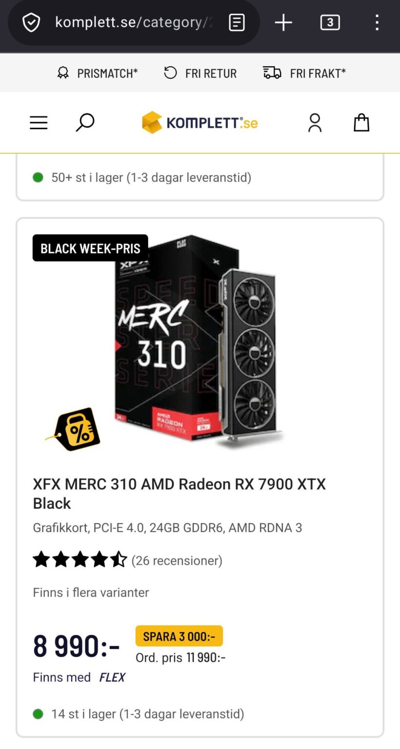 Anpassbare Preise bei komplett.se. Schauen Sie jetzt besonders sorgfältig im Internet nach.
