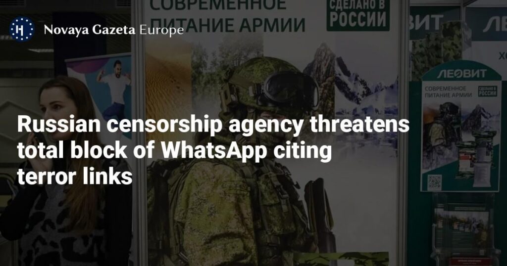 Russische Zensurbehörde droht mit völliger Sperrung von WhatsApp unter Berufung auf Terror-Links