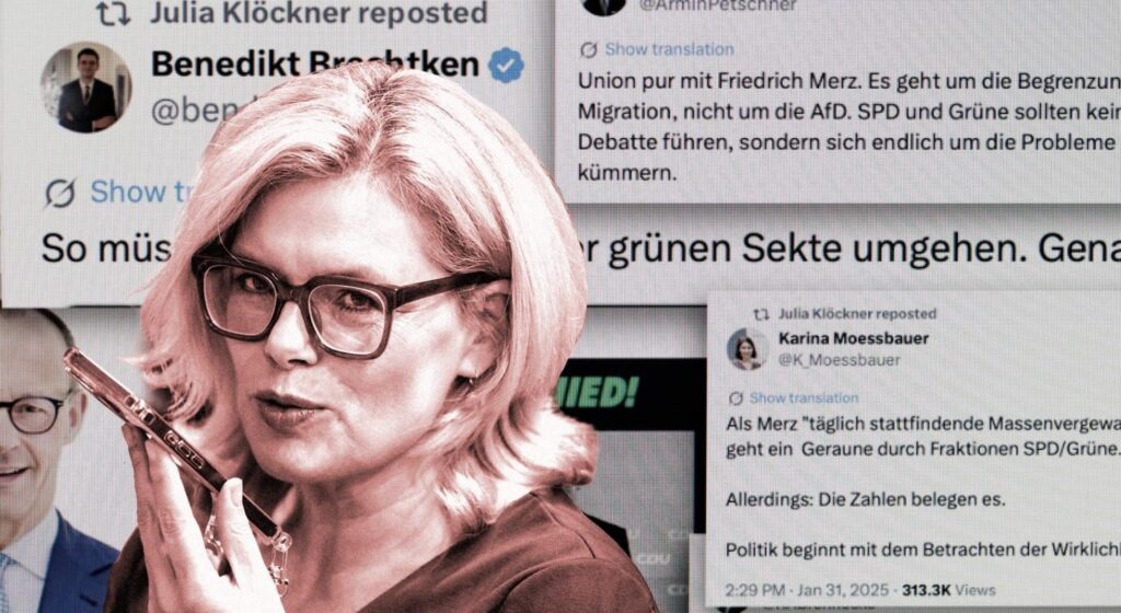 Klöckner klickt rechts
