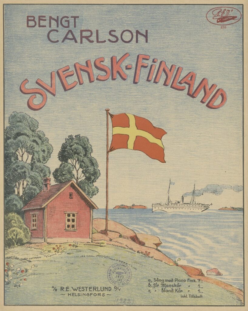 Die Geschichte der finnisch-schwedischen Flagge 1863-2025