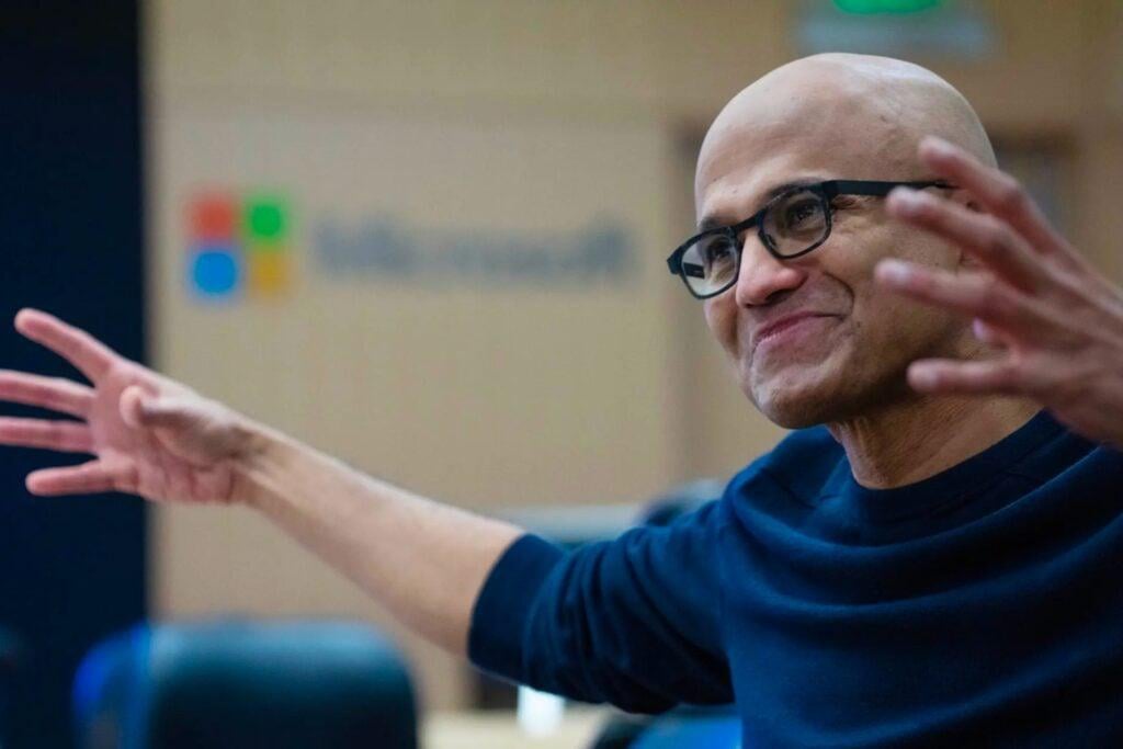 Satya Nadella, CEO von Microsoft, gibt zu: „Ich habe keine warmen Hüllen zum Anschließen“