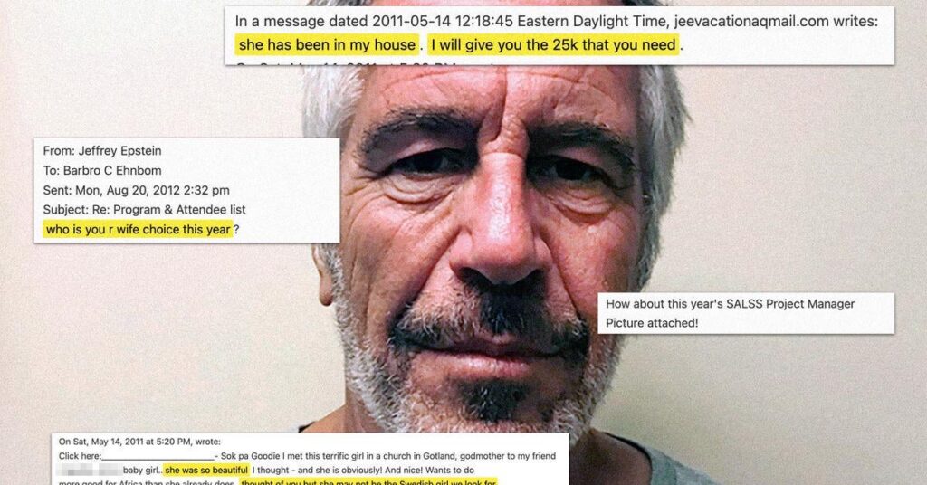 Epstein vor Handels-Spende: „Sie war in meinem Haus“