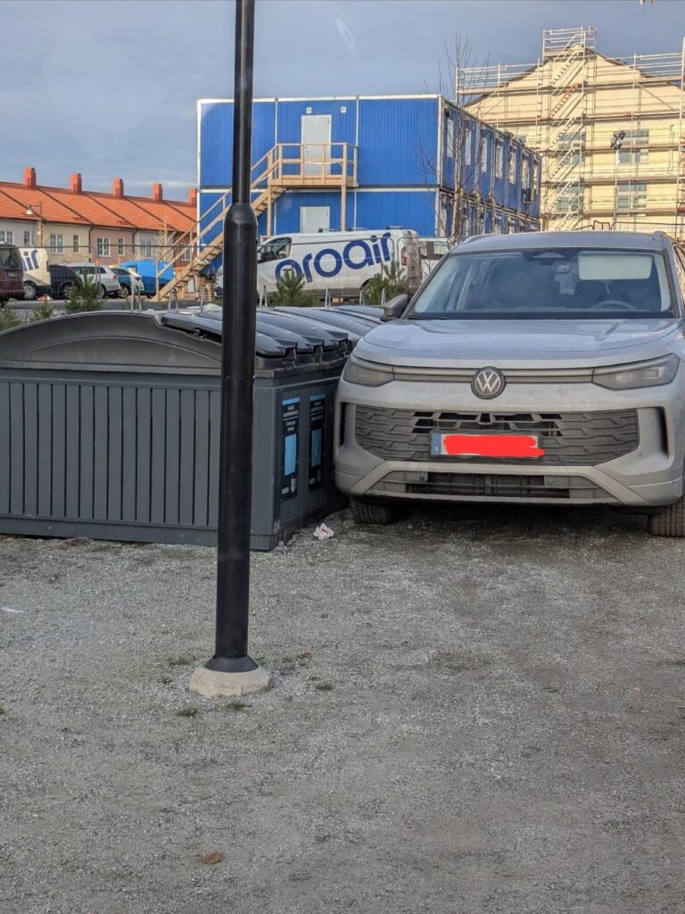 Können wir hoffen, dass der Müllwagen das auch hierher bringt...?