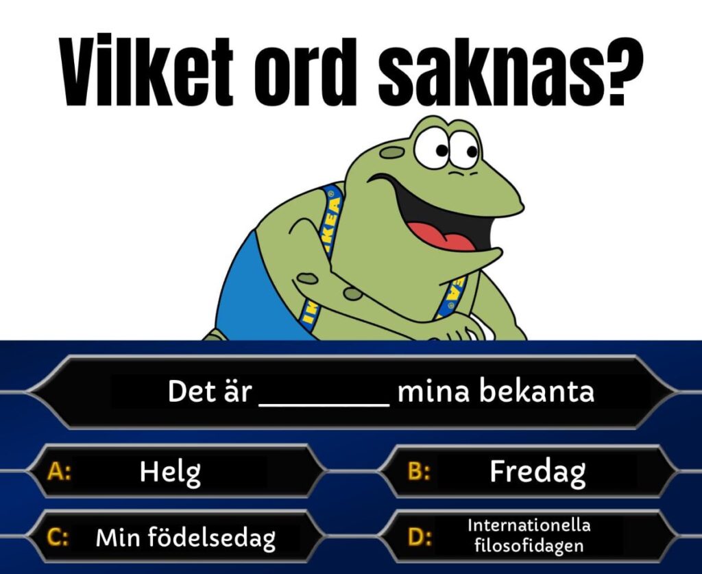 Es sind ______ meine Bekannten