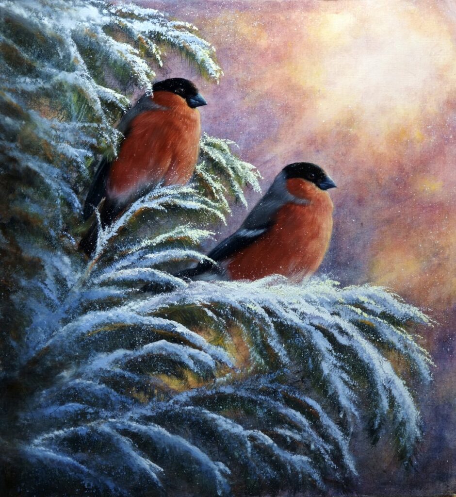 Pünktlich zum ersten Advent habe ich die Gelegenheit genutzt, zwei Richter in Winterkleidung zu malen. Ich wünsche euch allen einen schönen Advent.