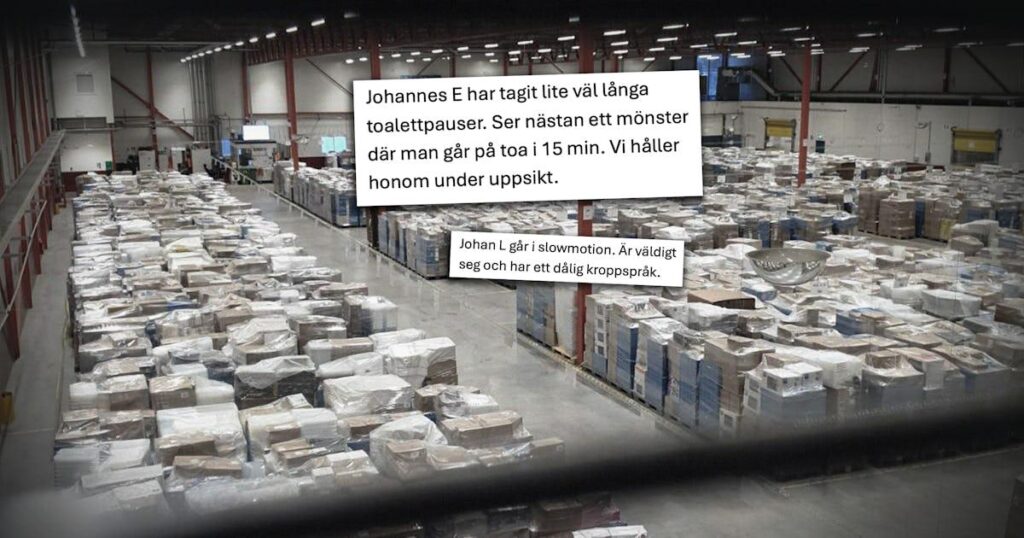 Die Manager von Clas Ohlson überwachten die Toilettenbesuche der Mitarbeiter – von einem Computer im Lager wurden sensible Daten durchgesickert Die Manager von Clas Ohlson überwachten die Toilettenbesuche der Mitarbeiter – von einem Computer im Lager wurden sensible Daten durchgesickert