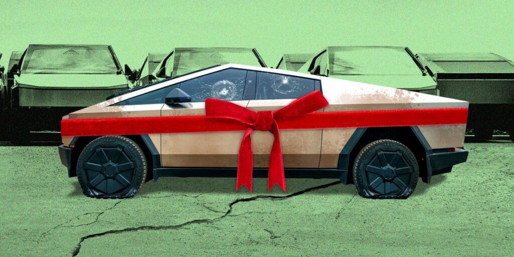 Teslas Cybertruck wird 2 Jahre alt. Es war ein großer Flop.