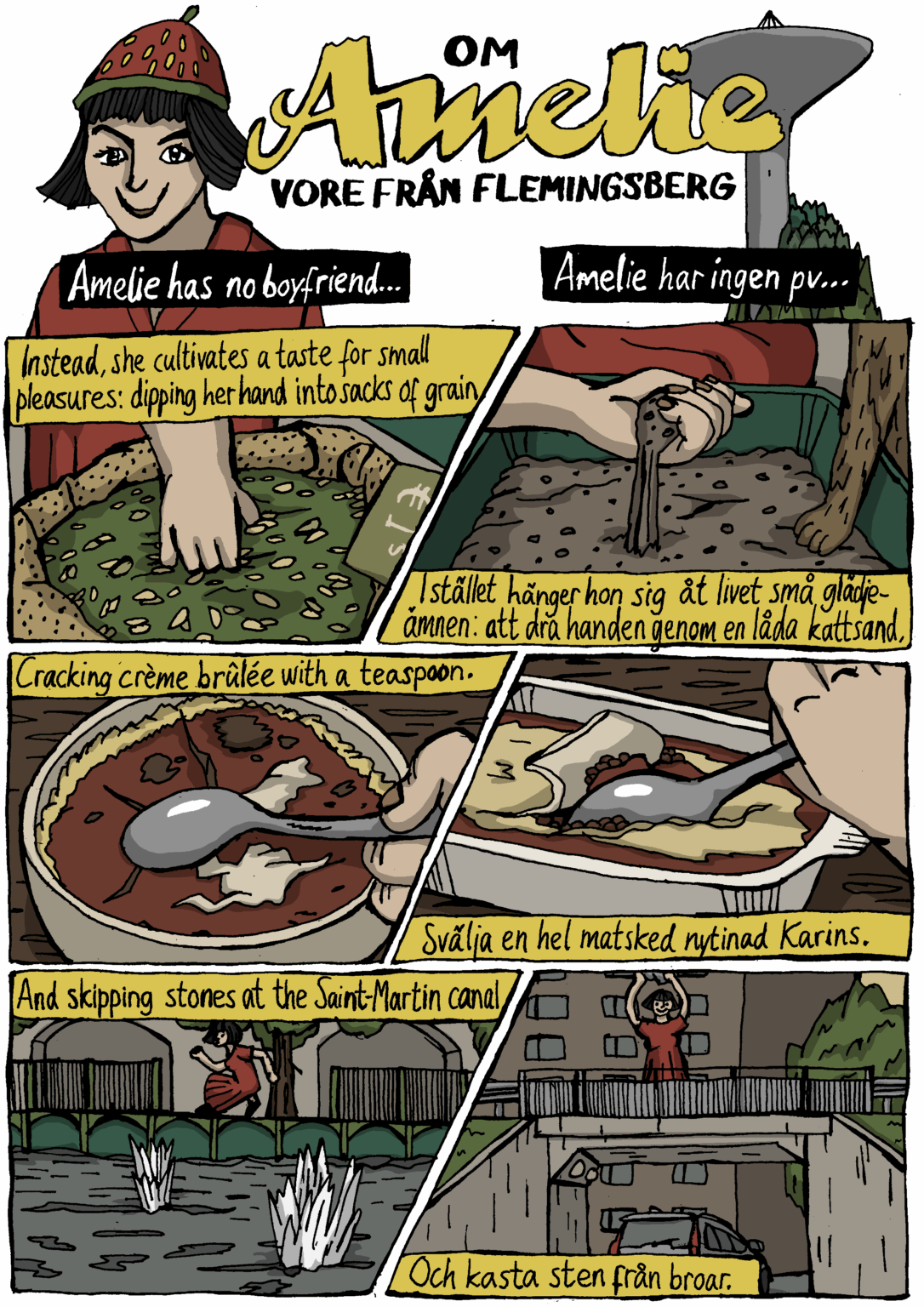 Zeichnete eine Serie über Amelie aus Flemingsberg