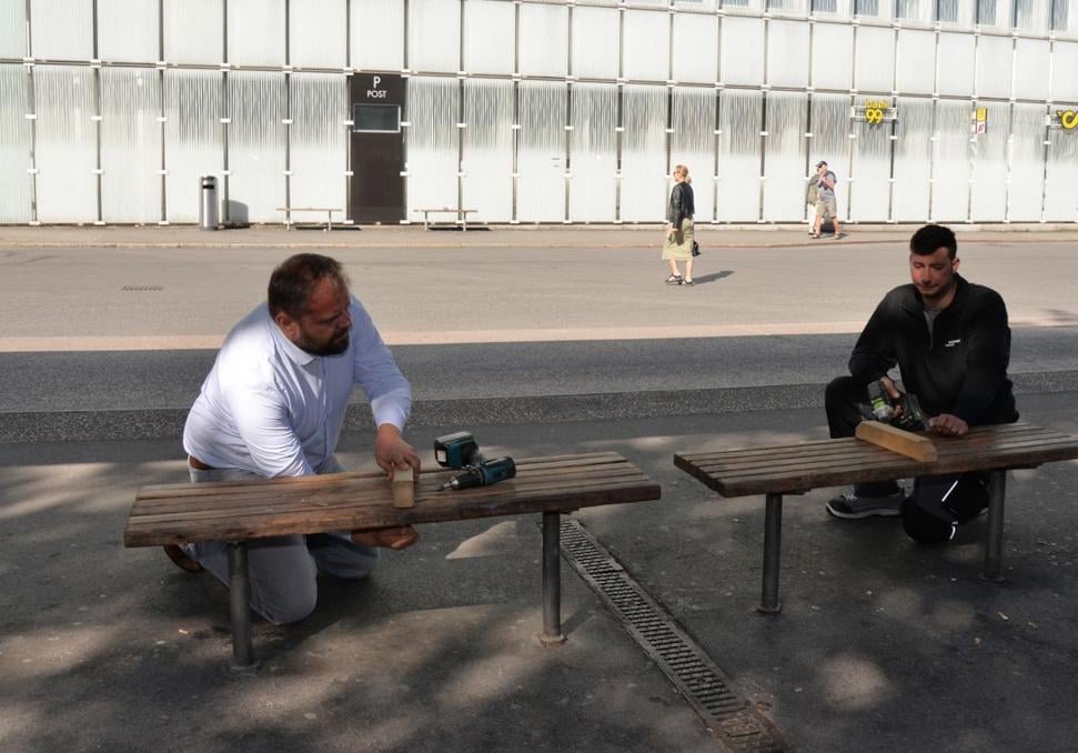 Bürgermeister entfernt Trennkeile gegen Obdachlose