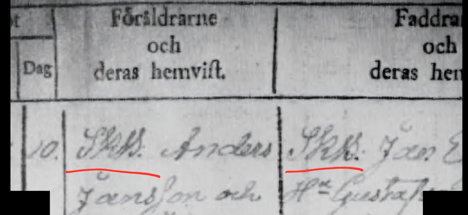 Weiß jemand, was das bedeutet? Genealogie um 1850