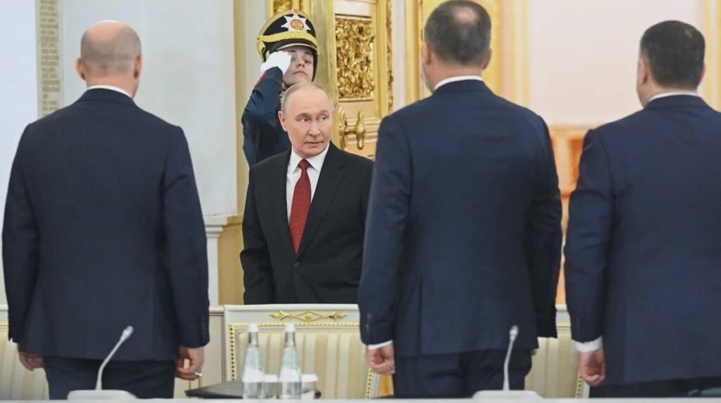 Putin fordert in Gesprächen mit den USA weiterhin „den gesamten Donbas“.