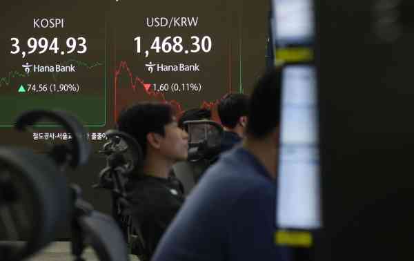 KOSPI stieg am Dienstag um 1,90 %