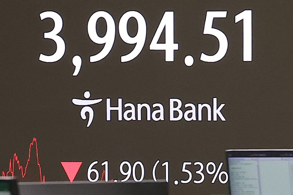 KOSPI fiel am Donnerstag um 1,53 %