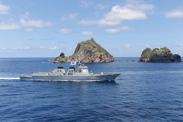 Militär führt Verteidigungsübung in der Nähe der Dokdo-Inseln durch