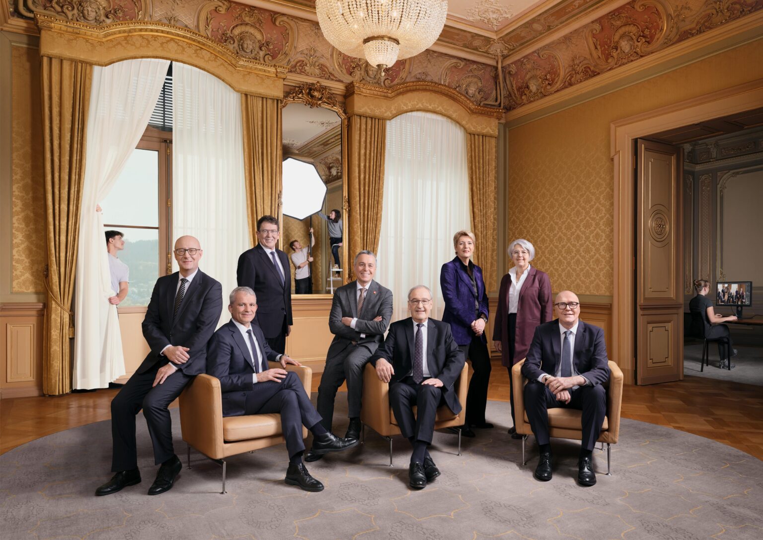 Bundesratsportrait 2026, inkl. 4 Lernende Bundesratsportrait 2026, inkl. 4 Lernende